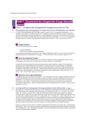 UNGP Changement D'usage Loi Le Meur DP Gestion Immo Changement D Usage Des Locaux Partie 1 Encadrement Des Changements D Usa