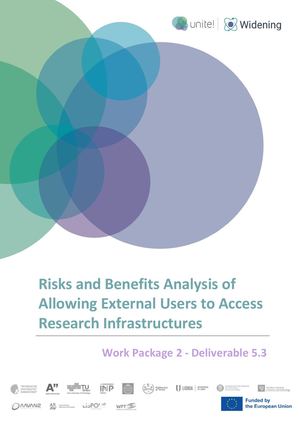 Unite!Widening, D5.3 - Risks Benefits Analysis