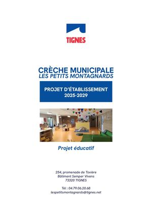 Projet éDucatif Crèche Municipale