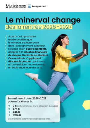 Flyer Minerval Le minerval change FWB