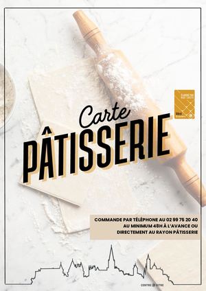 Carte éTé Patisserie