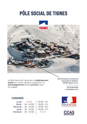 Pôle Social De Tignes Dépliant Site 2026