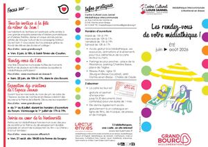 Les rendez-vous de votre médiathèque !