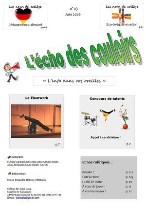 L'écho Des Couloirs N°3