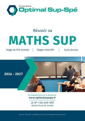 Brochure OSS SUP 26 27