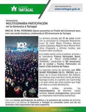 Partes de Prensa - 16/06/2026