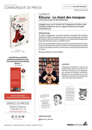 Mama Editions Kitsune, Le Chant Des Masques