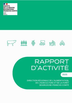 Rapport d'activité 2025 de la DRAAF Bourgogne-Franche-Comté