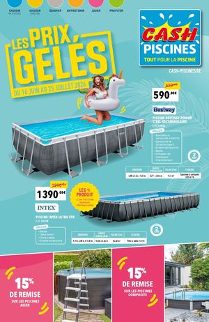 Catalogue Cash Piscines