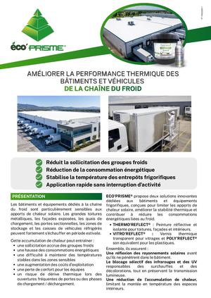 Ecoprisme Ft Chaine Du Froid (212 X 299 Mm)