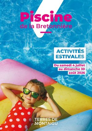 Activités estivales - Piscine de la Bretonnière