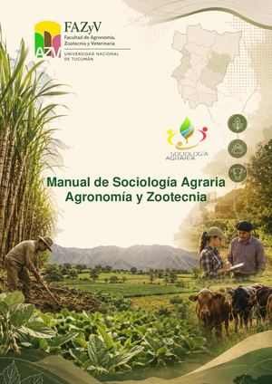 Manual Sociologia Agraria (Agronomía y Zootecnia)