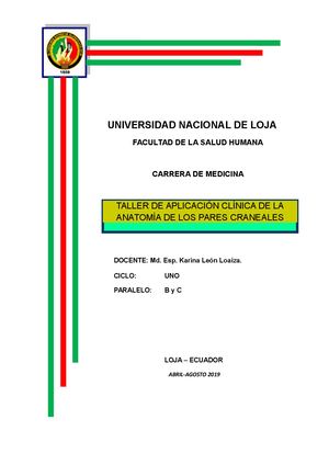 Taller Pares Craneales