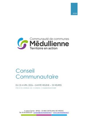 Procès verbal du 23 04 2026