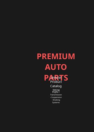 Auto Parts Catalog