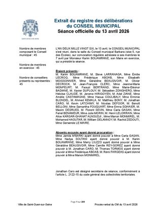 Pv Cm 1304 Adopté Et Signé