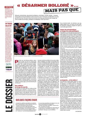 Dossier Bolloré de L'âge de faire