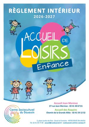 Règlement intérieur ALSH 2026/2027