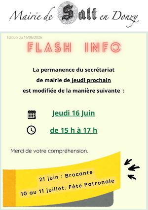 Flash Info 160626 N°2