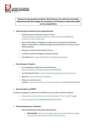 Ressources Proposées Par Aliénor