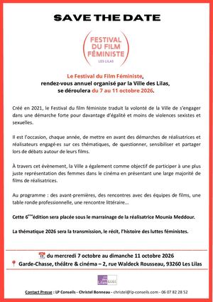 Save The Date Fff 2026