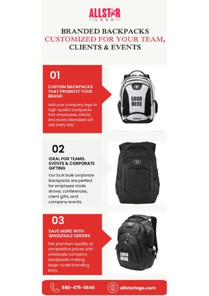 Branded Backpacks Customized For Your Team, Clients & Events