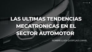 Ultimas Tendencias Mecatronica