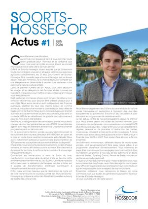 SH Actus #1 - Juin 2026