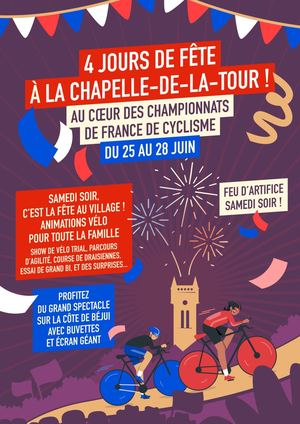Fête au village "Tous en selle à la Chapelle !" + feu d'artifice