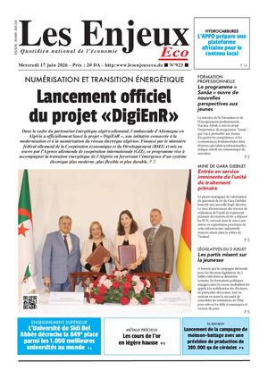 LES ENJEUX ECO N°923