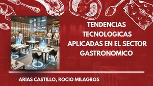 TENDENCIAS TECNOLOGICAS EN RESTAURANTES