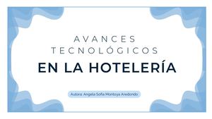 Avances Tecnológicos En Hoteles