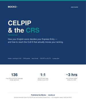 Celpip And The CRS Mocko Guide 2026