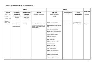 Guión Técnico