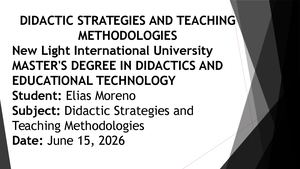 Didactic Strategies Related to Humanism