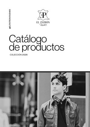 Catalogo El Patrón Rush 83 Articulos