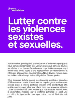 Livret lutte contre les VSS - JS
