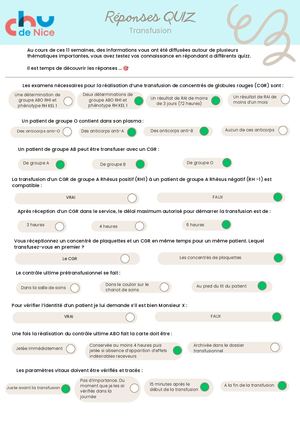 QUIZ Transfusion .