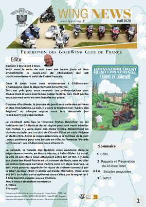 Wingnews Avril 2026