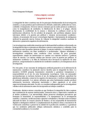 Integridad De Datos