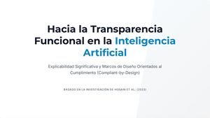 Transparencia Funcional En la IA