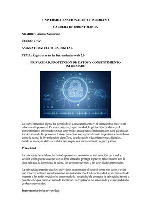 Tarea Cultura Digital Herramientas web 2.0