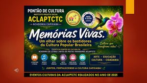 Memórias 2025 - Eventos Culturais da Academia de Letras e Artes ACLAPTCTC