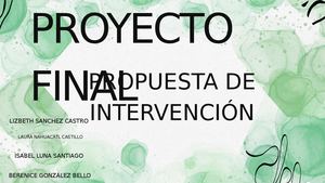 Presentación Diapositivas De Proyecto Trabajo Manchas De Acuarelas Y Líneas Orgánica Elegante Verde (2)
