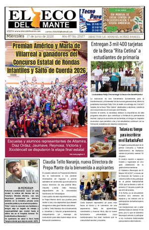 Miércoles 17 de junio de 2026