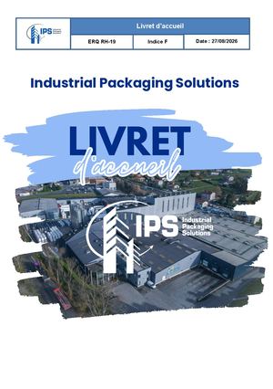 Livret d'accueil IPS