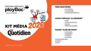 Kit Média Mon Quotidien 2026