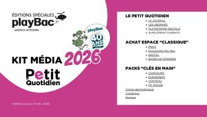 Kit Média Le Petit Quotidien 2026
