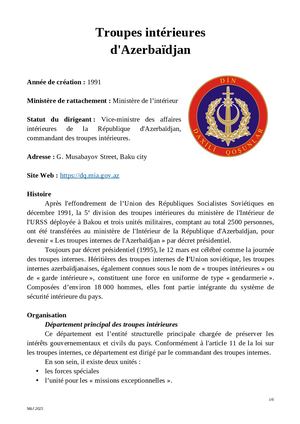 Azerbaidjan V Snhpg