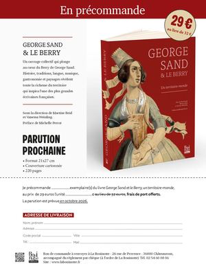Précommande Livre G Sand
